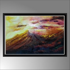Large abstract painting on canvas , Large Wall Art, original wall art