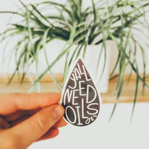 Y&#39;all Need Oils Sticker || Essential Oils || Decal || Vinyl Sticker || Oils || Friends Gift Idea || Cute || Water Bottle Stickers ||