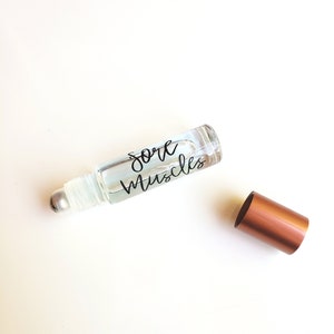 Sore Muscles Essential Oil Roller Blend || Muscles || Aching || Joint Pain || Roller Bottles ||