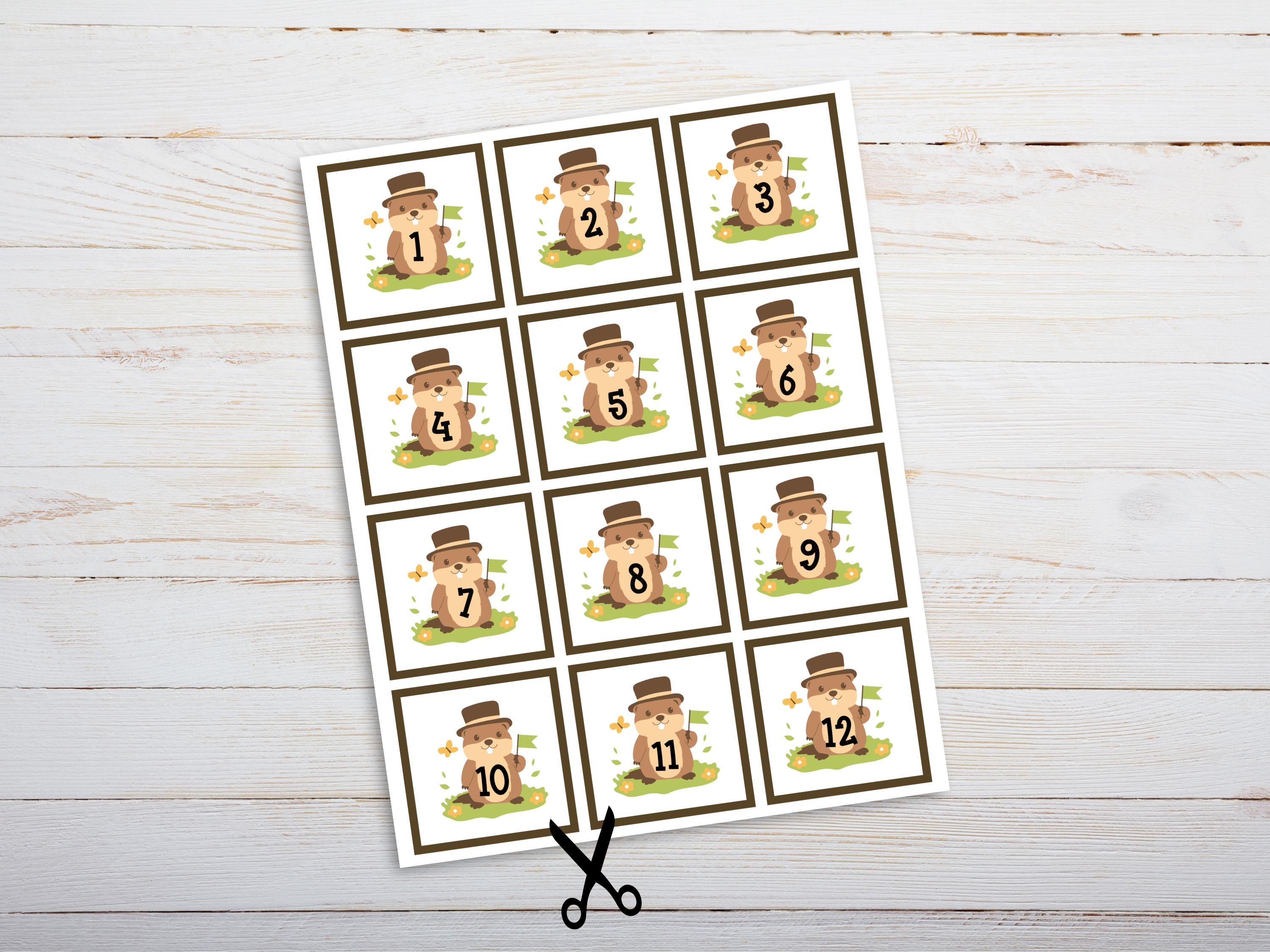 Groundhog Day Scavenger Hunt, Printable Groundhog Day Game, Kids Games ...