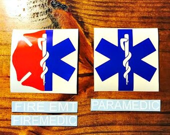FIREMEDIC Yeti Decal / Firefighter EMT Decal / Paramedic Decal / Firefighter / Paramedic / EMT / Car Decal