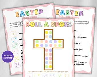 Christian Easter Dice Games, Easter Games for Kids Teens, Pass the Candy Game, Easter Candy Game, Easter Activities, Church Easter Games