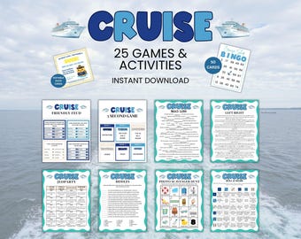 クルーズゲームセット、クルーズバケーションゲーム、ファミリークルーズゲーム、クルーズ船ゲーム、印刷可能なクルーズゲーム、クルーズアクティビティ