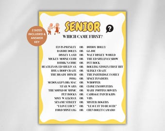 Games for Senior Citizens, Games for Elderly, Icebreaker Games, Birthday Games for Senior Citizens, Brain Teasers, Seniors Memory Game SG01