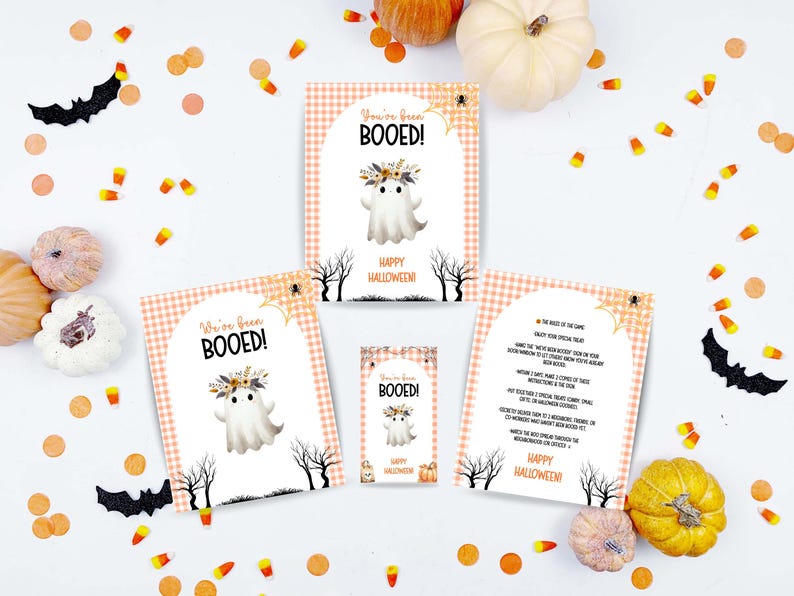 Halloween Boo Kit, Printable Boo Basket Kit, You've Been Booed Card ...