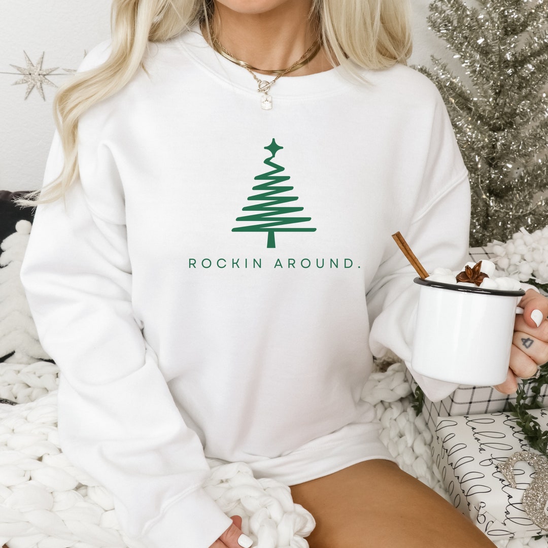 Christmas Tree Round Neck Sweatshirt main image 1