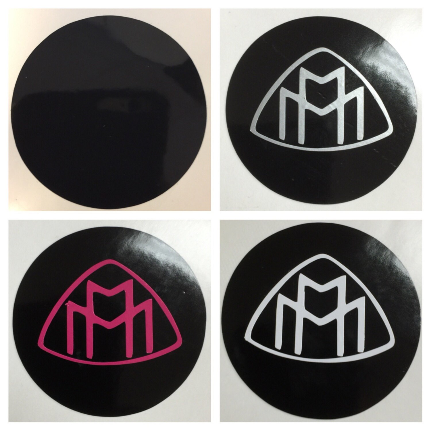 8pc Maybach Mercedes Center Cap Vinyl Sticker Decal Overlay Etsy