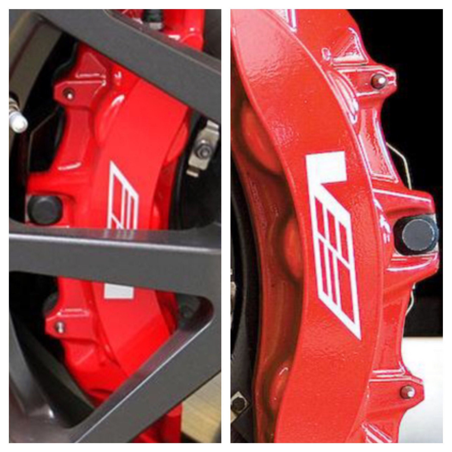 8pc set Cadillac CTSV brake caliper decal sticker various Etsy