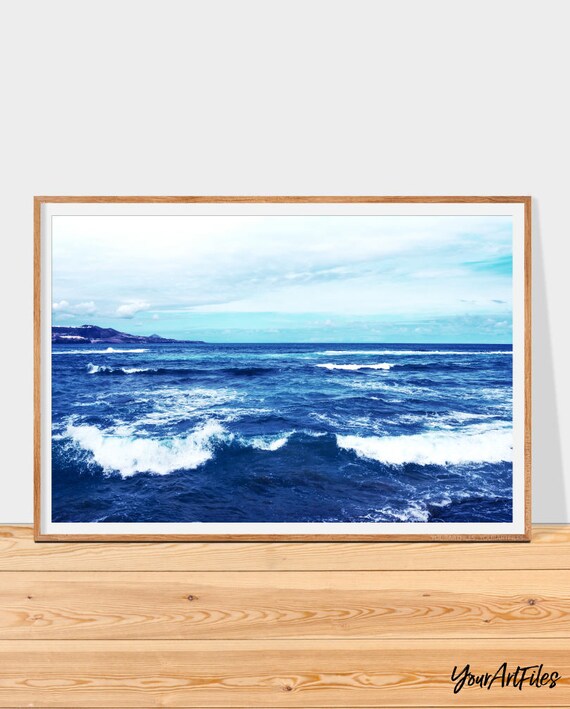 Impresion Marina Arte De La Pared Del Mar Arte De La Pared Etsy