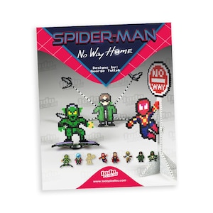 13 スプライト - スパイダーマン ノーウェイホーム、Hama Perler ヒューズビーズ用ピクセルアートテンプレート (2.6mm MINI)