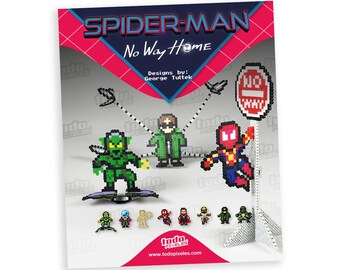 13 Sprites - Spider-Man No Way Home Pixel Art Patterns for 2.6mm Hama Perler Fuse Beads