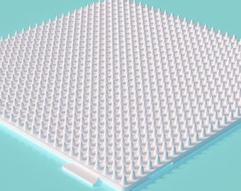 Hama Perler Fuse Beads - Interlockable Square Pegboard STL File for 5mm MIDI