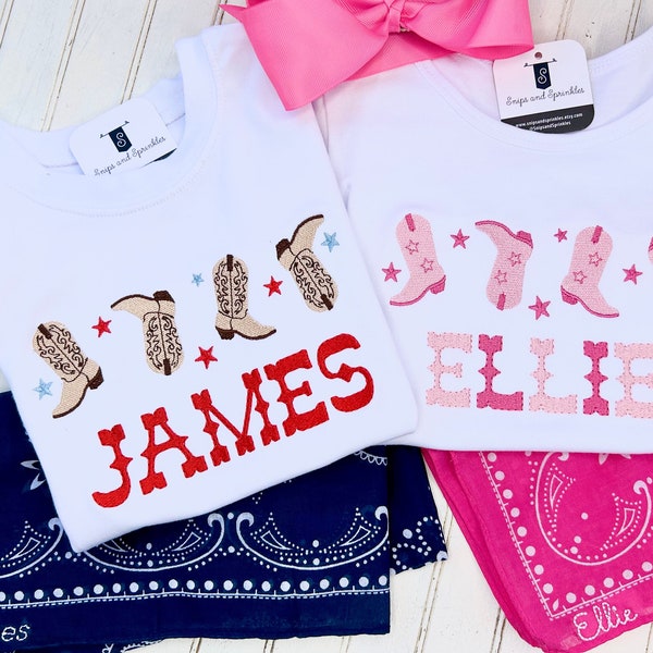 Embroidered Cowgirl Outfit Etsy