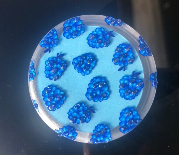 Authentic Swappable Top Popsockets C Poplips Blueberry Lip Balm Etsy
