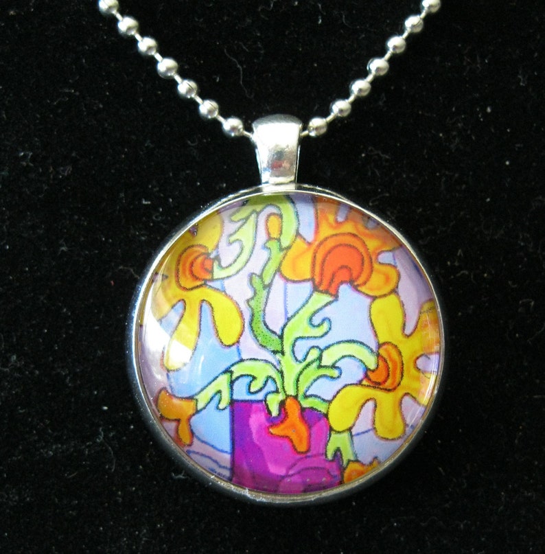 Golf Ball Marker Necklace Mark That Putt Flower Themed Markers Tournament Prizes Gifts