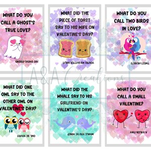 TÉLÉCHARGEMENT INSTANTANÉ Cartes de blagues imprimables pour enfants pour la Saint-Valentin