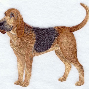 Bloodhound Embroidered Towel Hand Towel Kitchen Towel Waffle Weave Towel Bath Towel