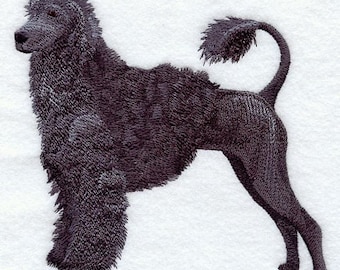 Portuguese Water Dog Embroidered Towel Hand Towel Kitchen Towel Waffle Weave Towel Bath Towel
