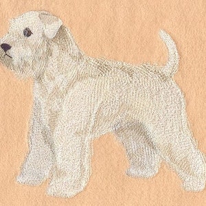Wheaten Terrier Embroidered Towel Hand Towel Kitchen Towel Waffle Weave Towel Bath Towel