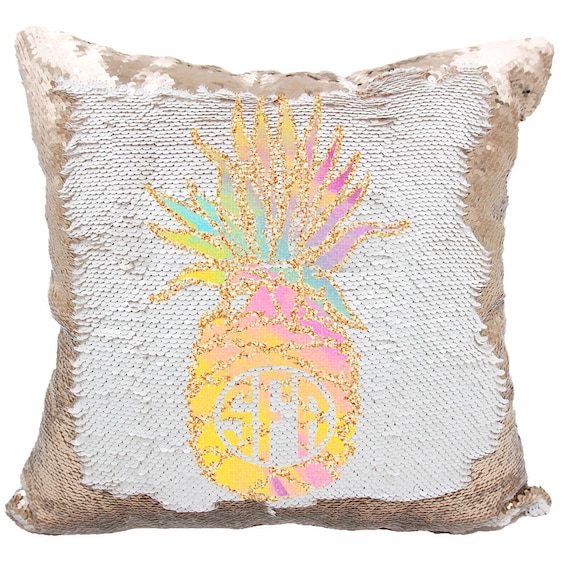 Pineapple Pillow Monogram Style Pineapple Monogram Throw Pillow