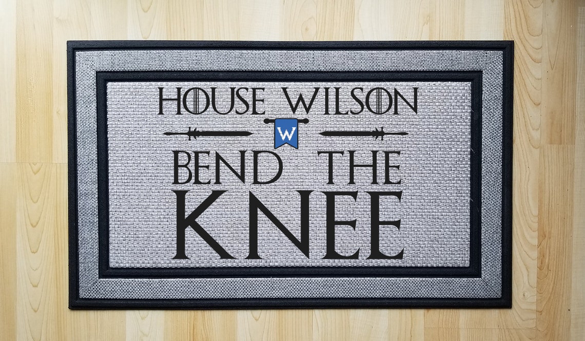 Game of Thrones Doormat Personalized Door Mat Game of Thrones Etsy