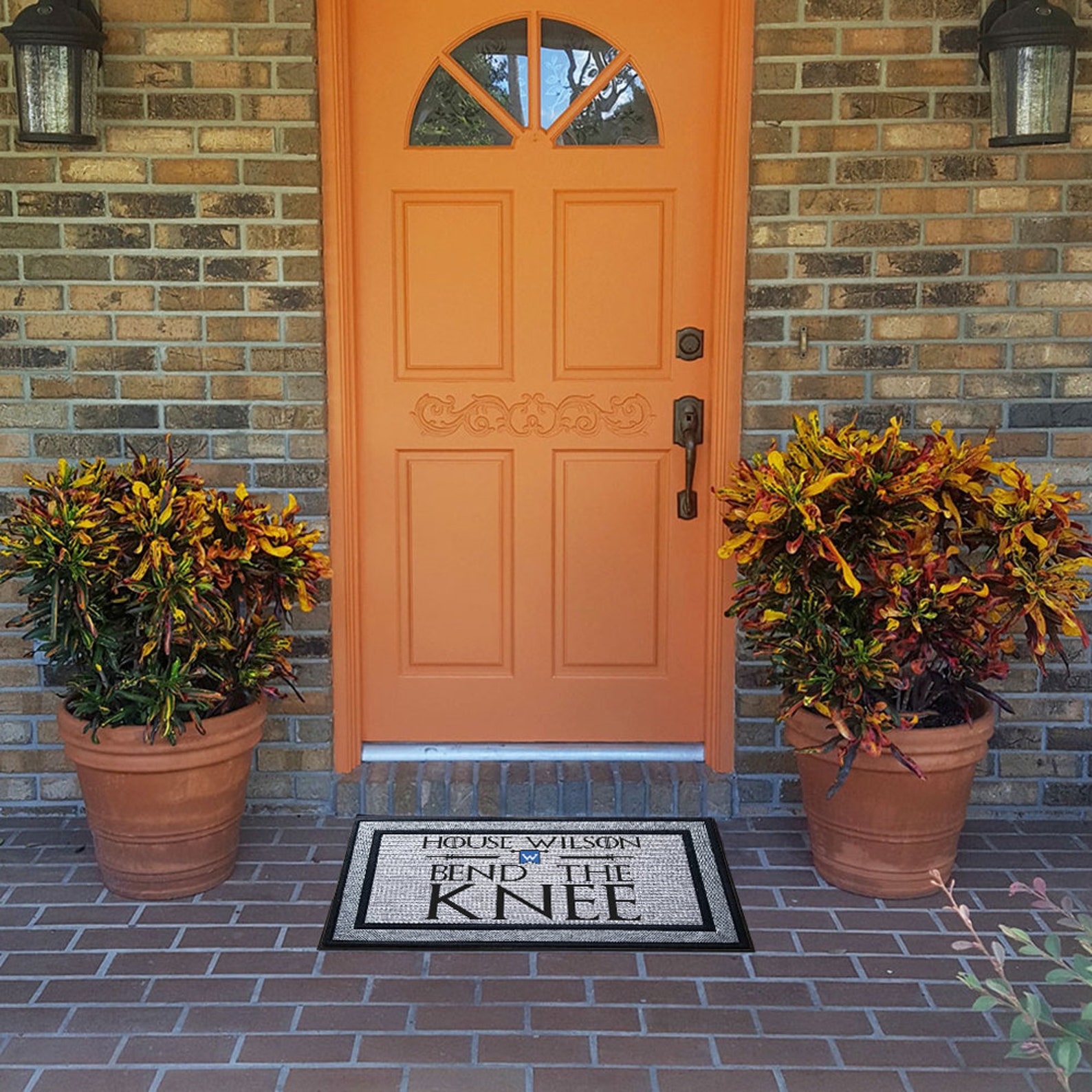 Game of Thrones Doormat Personalized Door Mat Game of Thrones Etsy