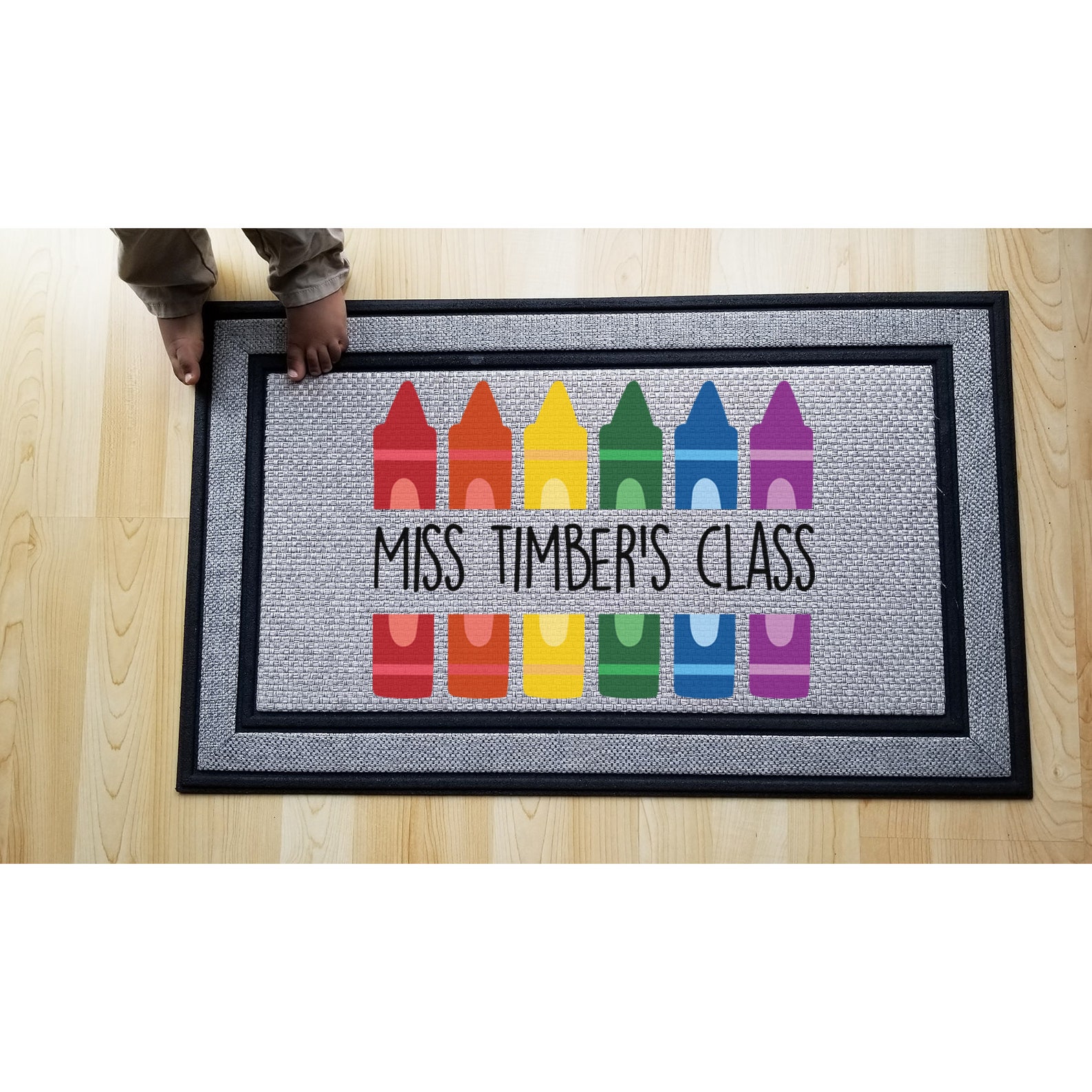 Custom Teacher Door Mat Personalized Mat Teacher Etsy