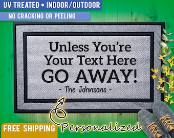 Go Away Doormat Funny Housewarming Gift