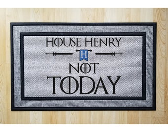 GOT Not Today Doormat, Personalized Not Today Mat Bend the Knee