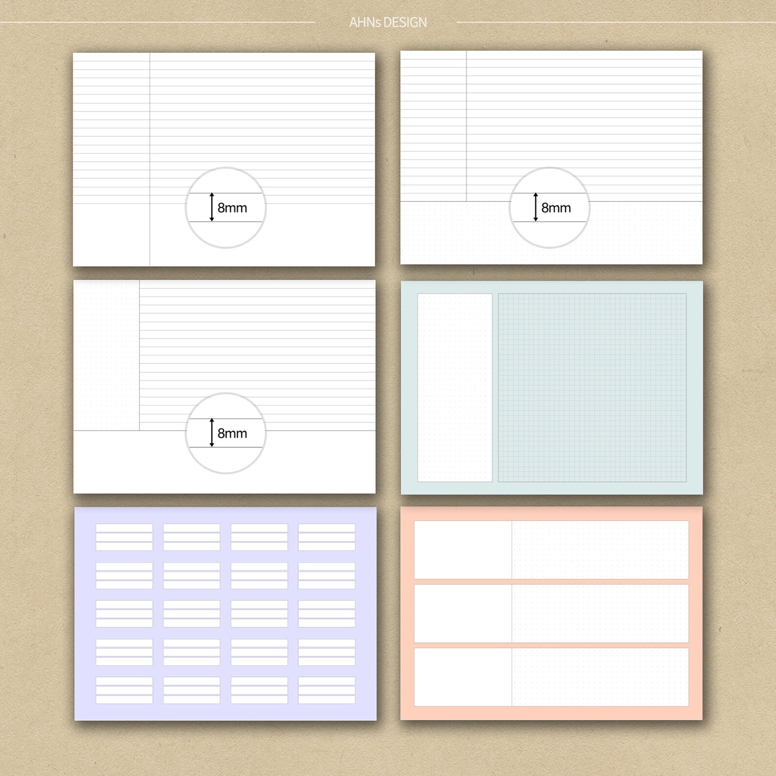 30pagesgoodnotes Notability Notetaking Paper Templates Etsy