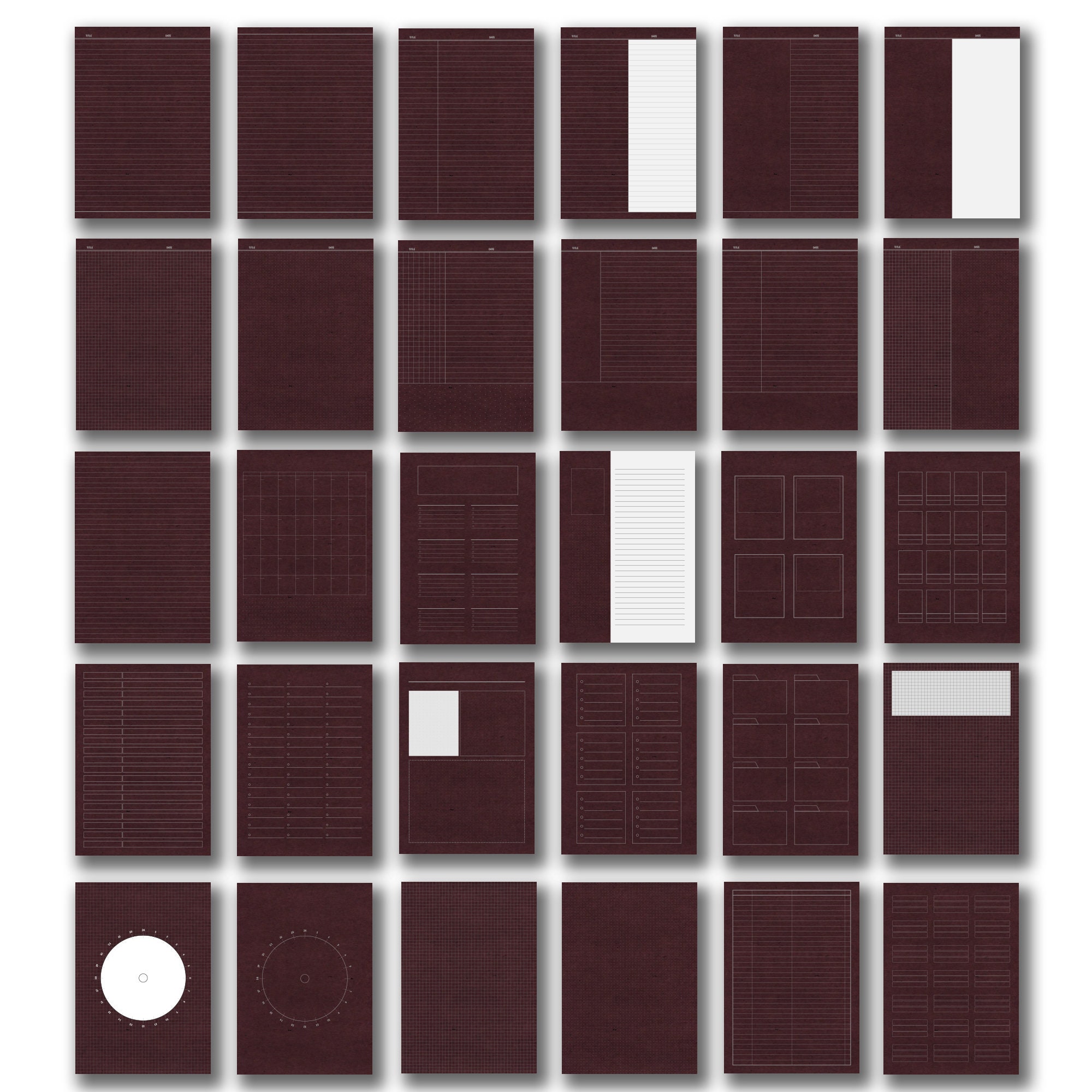 150+150pages[dark Kraft]goodnotes, Notability Notetaking Paper ...