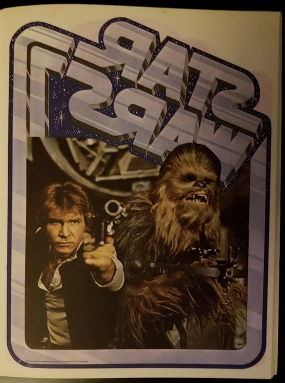 kærlighed Eksempel dekorere Vintage 1977 Star Wars Han Solo and Chewbacca Iron-on T-shirt - Etsy