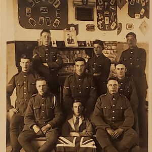 Postcard RPPC British Military Men May 16th 1920 Tidworth