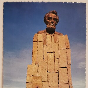 Postal WY Lincoln Monument Wyoming