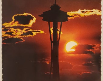 Post Card WA Space Needle Seattle Washington