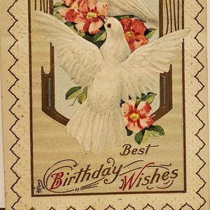 Cartão postal Saudações de aniversário - Melhores desejos de aniversário