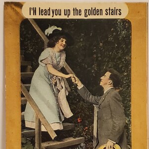 Postkarte Other I'll lead you up the Golden Stairs