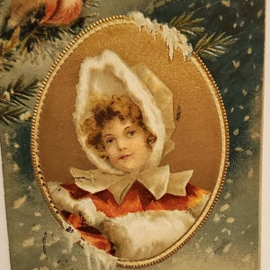Cartão Postal Feriado Natal Um Feliz Natal para Você INDIVIDIDO Voltar 1906