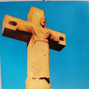 Postkarte TX Cristo Rey The Christ of the Rockies Texas