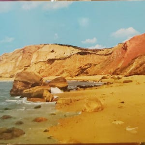 Postkaart MA Clay Cliffs Gay Head Martha's Vineyard Massachusetts