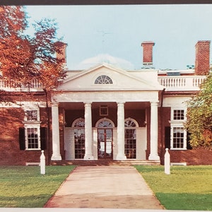 Carte postale VA Monticello La maison de Thomas Jefferson Charlottesville Virginie