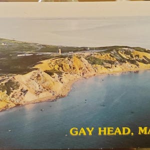 Postkaart MA Clay Cliffs Gay Head Martha's Vineyard Massachusetts
