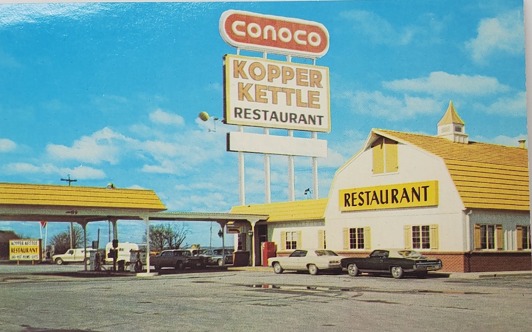Postcard Advertising Kopper Kettle Restaurant Missouri Valley Iowa Etsy