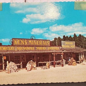 Postkarte SD Ken&#39;s Minerals East Custer South Dakota