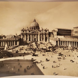 Carte postale Italie Place Saint-Pierre Rome Italie