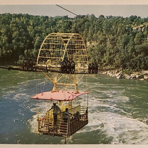 Carte postale Canada Voiture aérienne espagnole au-dessus de Great Whirlpool Canada