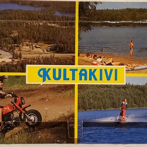PostKaart Finland Kultakivi Holiday Village