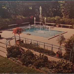 Carte postale OH George L Draffan Memorial Fountain Kingwood Center Garden Mansfield Ohio
