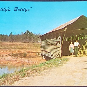 Cartolina - AL. Ponte di Liddy Cullman Alabama