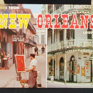 Cartão postal Saudações de LA de Nova Orleans, Louisiana